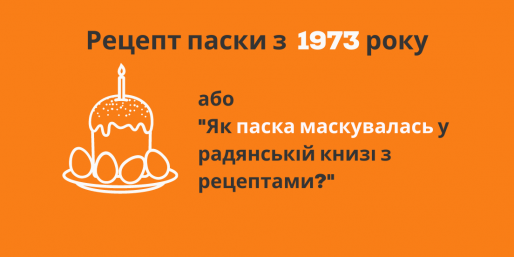 Рецепт паски Дарії Цвек з 1973 року